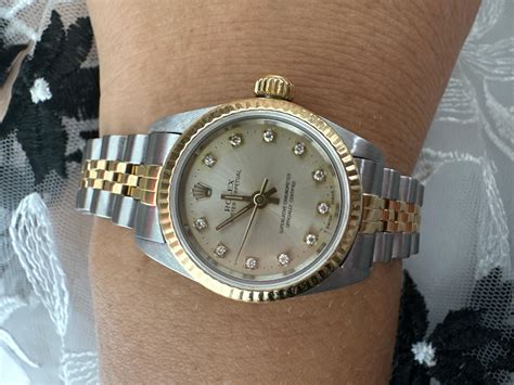 women's mini rolex|smallest rolex size.